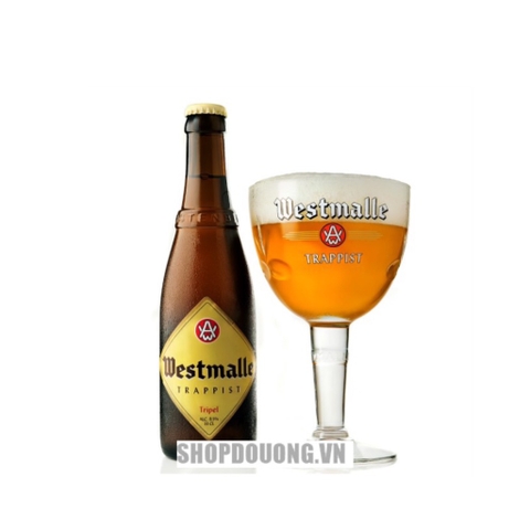 Bia Bỉ Westmalle Tripel Trappist 9,5% - Chai 330ml - Thùng 24