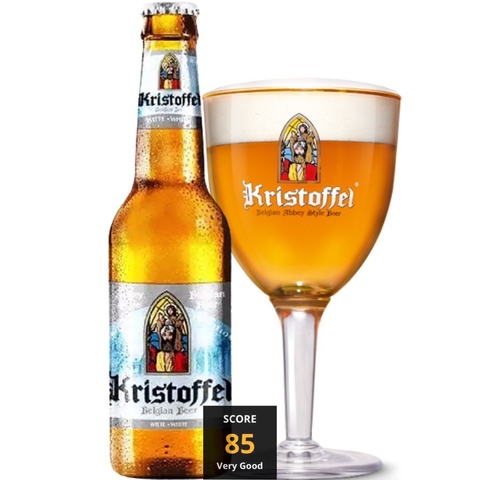 Bia Bỉ Kristoffel White 5,0% - Chai 330ml - Thùng 24