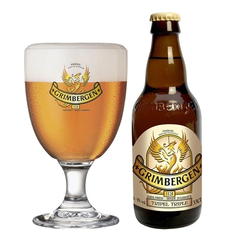 Bia Bỉ Grimbergen Triple 9,0% - Chai 330ml - Thùng 24