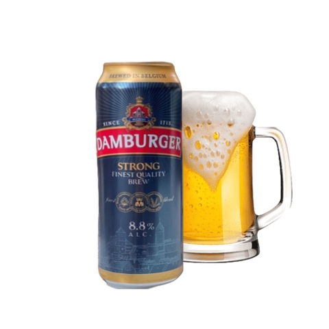 Bia Bỉ Damburger Strong Lager 8,8% - Lon 500ml - Thùng 24