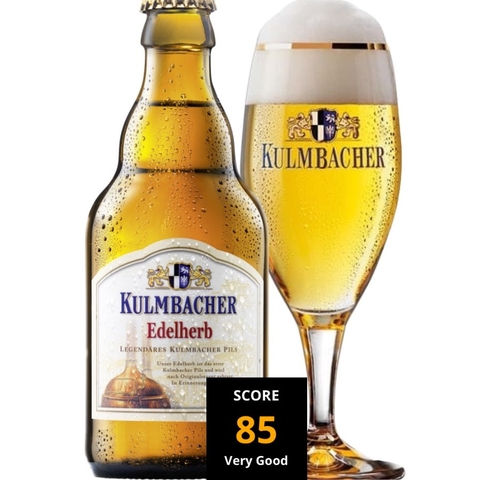 Bia Đức Kulmbacher Pils Edelherb 4,9% – Chai 330ml - Thùng 20
