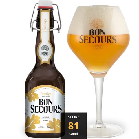 Bia Bỉ Bon Secours Prestige Triple 9,0% - Chai 330ml - Thùng 24