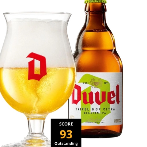 Bia Bỉ Duvel Triple Hop Citra IPA 9,5% - Chai 330ml - Thùng 24