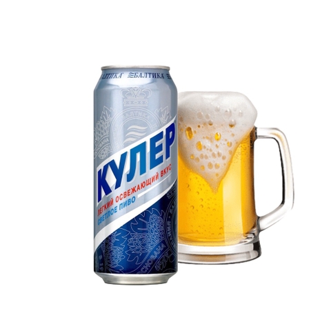 Bia Nga Baltika Cooler 4,7% - Lon 450ml - Thùng 24