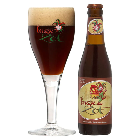 Bia Bỉ Brugse Zot Dubbel 7,5% - Chai 330ml - Thùng 24