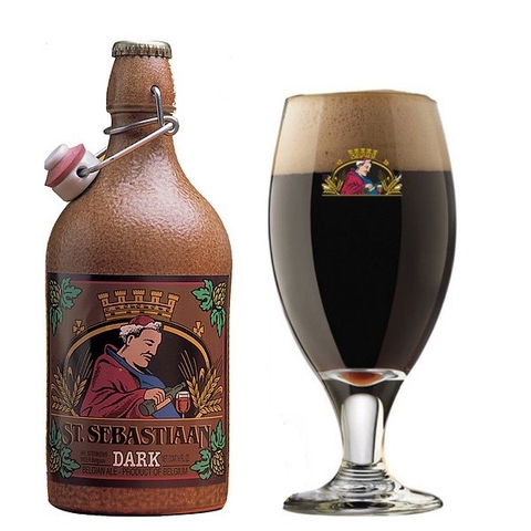 Bia Bỉ St.Sebastiaan Dark Ale 6,9% - Chai 500ml - Thùng 6