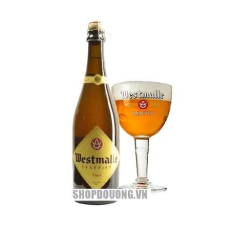 Bia Bỉ Westmalle Triple Trappist 9,5% - Chai 750ml - Thùng 6