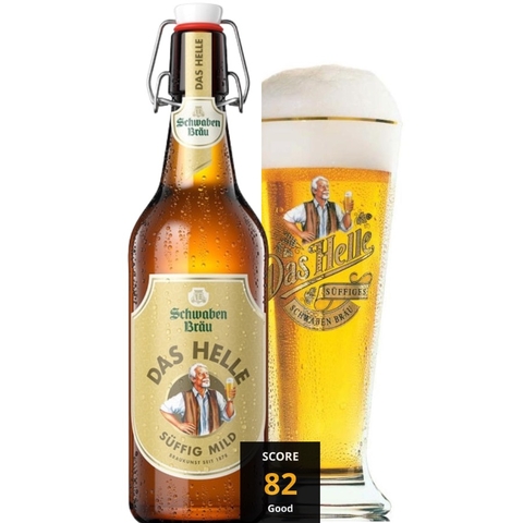 Bia Đức Schwaben Brau Das Helle 5,0% - Chai 500ml - Thùng 20