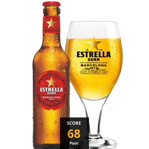 Bia Tây Ban Nha Estrella Damm Barca 4,6% - Chai 330ml - Thùng 24