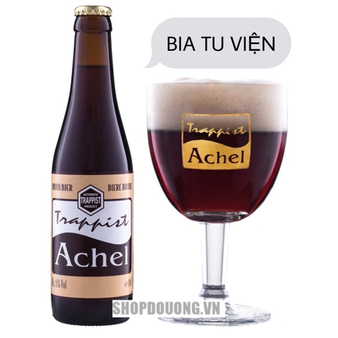 Bia Bỉ Achel Bruin Trappist 8,0% - Chai 330ml - Thùng 24