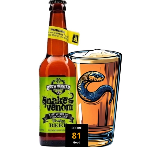 Bia Scotland Snake Venom 67,5% - Chai 330ml