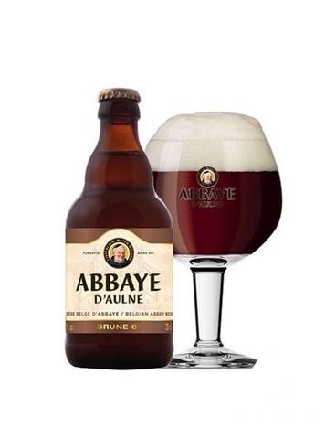 Bia Bỉ Abbaye d’Aulne Brune 6,0% - Chai 330ml - Thùng 24