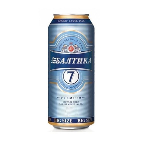 Bia Nga Baltika số 7 5,4% - Lon 900ml - Thùng 12