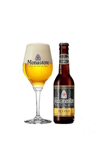 Bia Pháp Monastere Blond 6.5% – Chai 330ml - Thùng 24