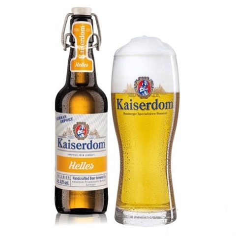 Bia Đức Kaiserdom Helles 4,8% - Chai 500ml - Thùng 12