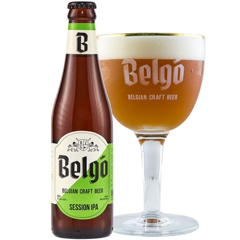 Bia VN Belgo Session IPA 4,9% - Chai 330ml - Thùng 24