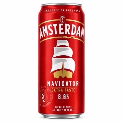 Bia Hà Lan Amsterdam 8,8% - Lon 500ml - Thùng 24