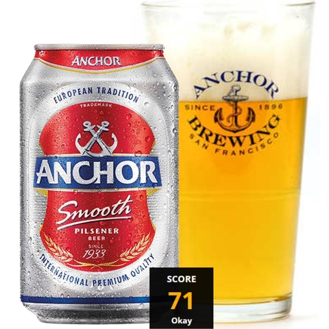 Bia Cambodia Anchor Pilsner 5,0% - Lon 330ml - Thùng 24