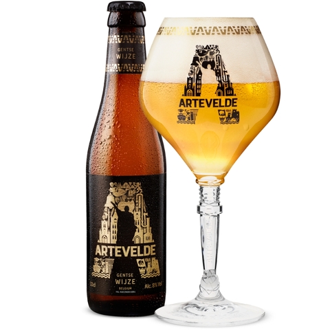 Bia Bỉ Artevelde Gentse Wijze 8,0% - Chai 330ml - Thùng 24