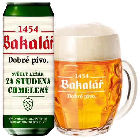 Bia Tiệp Bakalar Dry Hopped 5,2% - Lon 500ml - Thùng 24