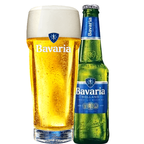 Bia Hà Lan Bavaria Premium Pilsner 5% - Chai 250ml - Thùng 24