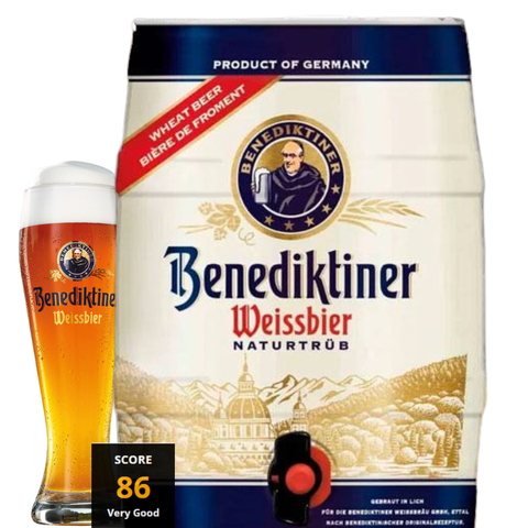 Bia Đức Benediktiner Weissbier 5,4% - Bom 5 Lít