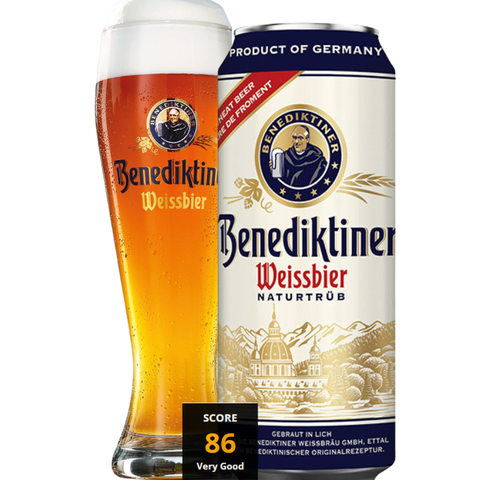 Bia Đức Benediktiner Weissbier 5,4% - Lon 500ml - Thùng 24