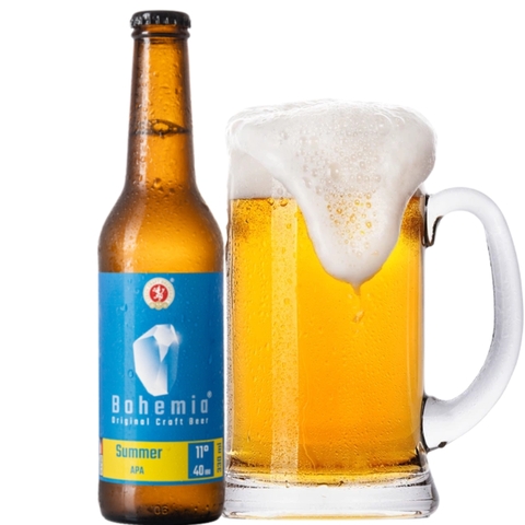 Bia Craft Tiệp Bohemia Summer APA 4,7% - Chai 330ml - Thùng 24