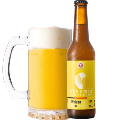 Bia Craft Tiệp Bohemia Weizen IPA 5,6% - Chai 330ml - Thùng 24