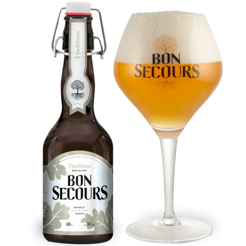 Bia Bỉ Bon Secours Tradition Blond 8,0% - Chai 330ml - Thùng 24
