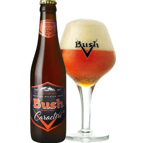 Bia Bỉ Bush Caractere 12,0% - Chai 330ml - Thùng 24