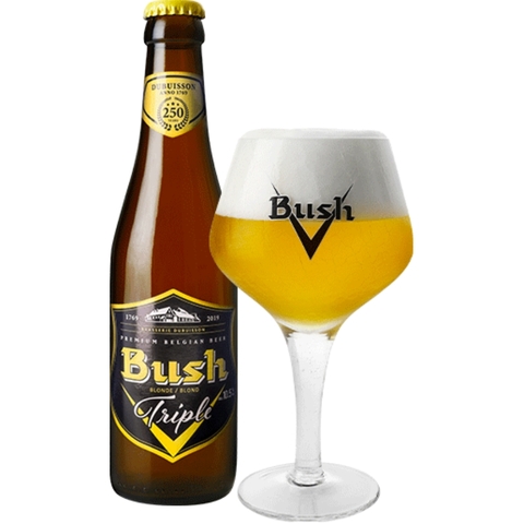 Bia Bỉ Bush Tripel 10,5% - Chai 330ml - Thùng 24