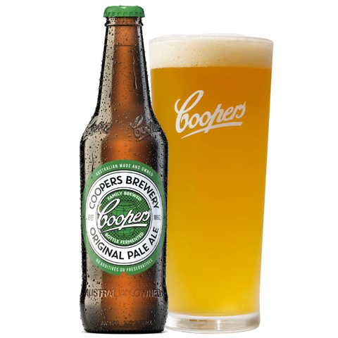 Bia Úc Coopers Original Pale Ale 4,5% - Chai 375ml - Thùng 24
