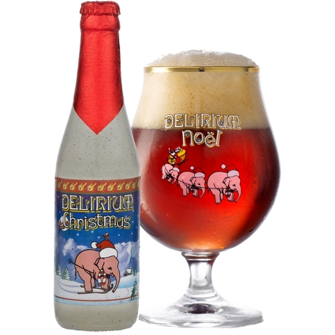 Bia Bỉ Delirium Christmas (Noel) 10,0% - Chai 330ml - Thùng 24