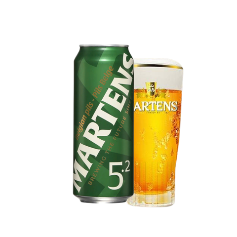 Bia Bỉ Marten Pils 5,2% - Lon 500ml - Thùng 24