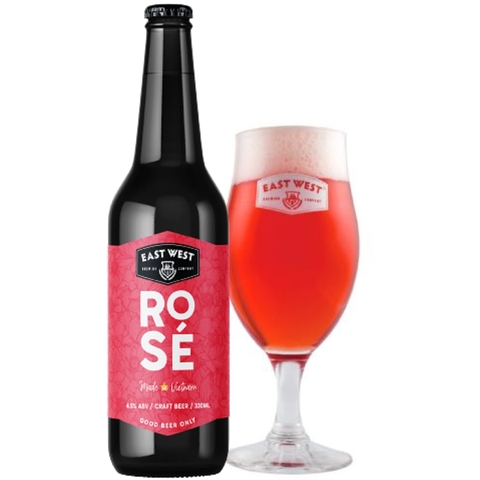 Bia Craft VN East West Rose 4,2% - Chai 330ml - Thùng 24