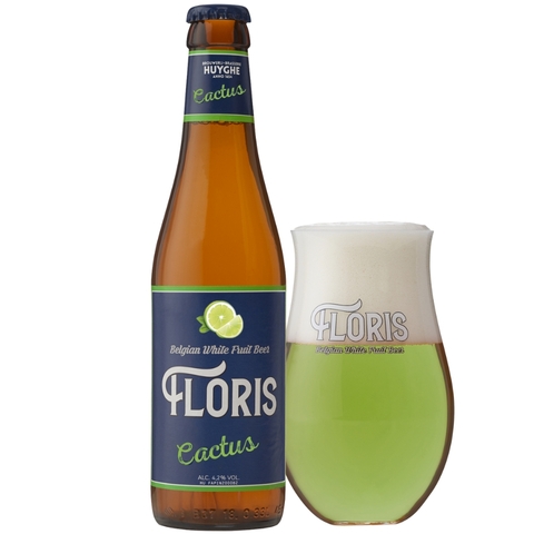 Bia trái cây Bỉ Floris Cactus Chanh 4,2% - Chai 330ml - Thùng 24