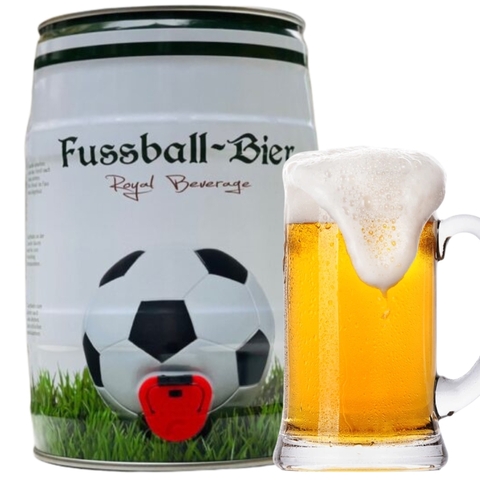 Bia Đức Fussball Bier 5,1% - Bom 5 lít