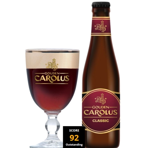 Bia Bỉ Gouden Carolus Classic 8,5% – Chai 330ml - Thùng 24