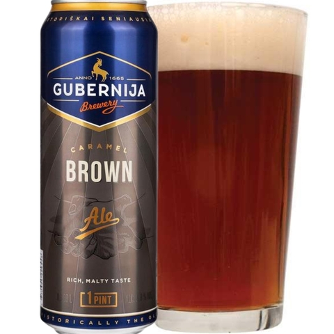 Bia Litva Gubernija Caramel Brown Ale 5,9% - Lon 568ml - Thùng 24
