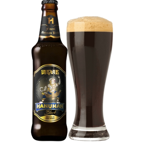Bia Campuchia Hanuman Black 8,0% - Chai 330ml - Thùng 24
