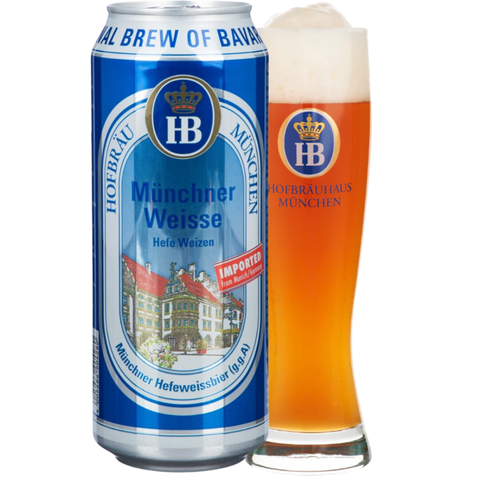 Bia Đức HB Munchen HefeWeizen 5,1% - Lon 500ml - Thùng 24