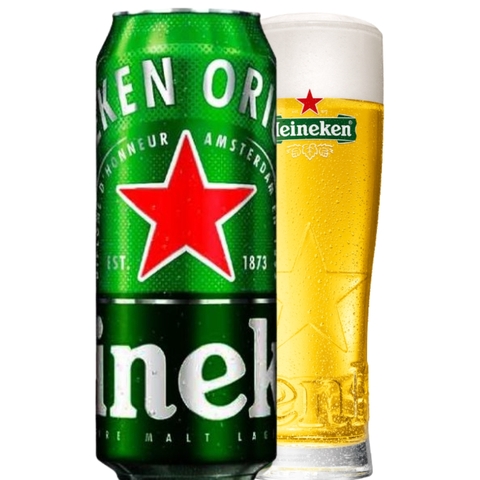 Bia Hà Lan Heineken 5,0% - Lon 500ml - Thùng 24
