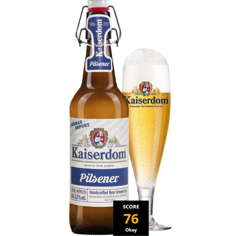 Bia Đức Kaiserdom Pilsner 5,0% - Chai 500ml - Thùng 12