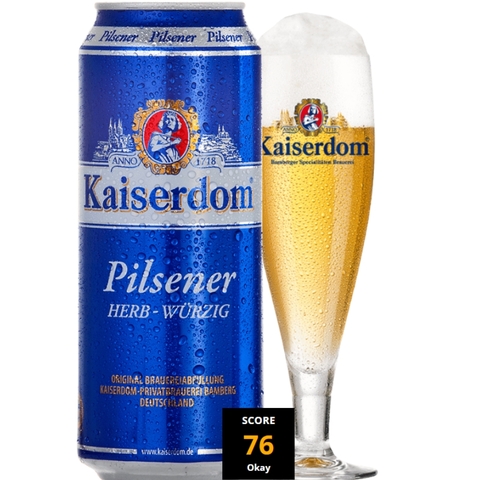 Bia Đức Kaiserdom Pilsener 4,7% - Lon 500ml - Thùng 24