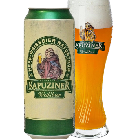 Bia Đức Kapuziner Weibbier 5,4% - Lon 500ml - Thùng 24