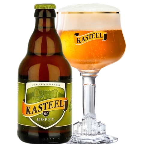 Bia Bỉ Kasteel Hoppy 6,5% - Chai 330ml - Thùng 24