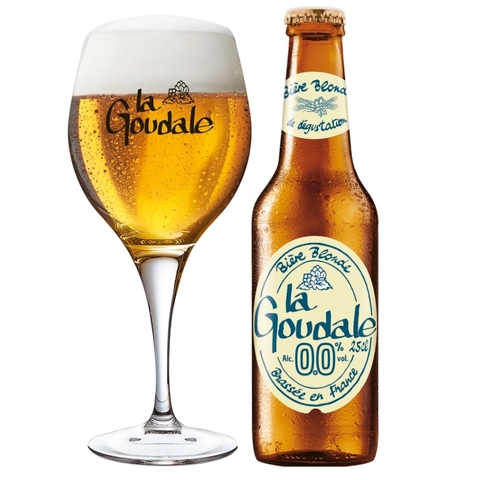 Bia Pháp La Goudale 0,0% - Chai 250ml - Thùng 24