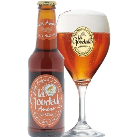 Bia Pháp La Goudale Ambree 7,2% - Chai 250ml - Thùng 24