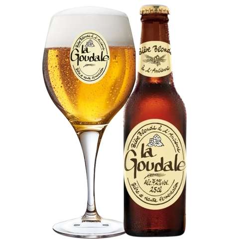 Bia Pháp La Goudale Blond 7,2% - Chai 250ml - Thùng 24